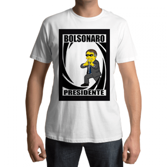 Camiseta - Bolsonaro Presidente Sip Branca