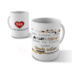 Caneca - Não trate como asiimov quem te trata como grade safari