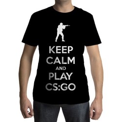 Camiseta - Keep Calm And Play CSGO