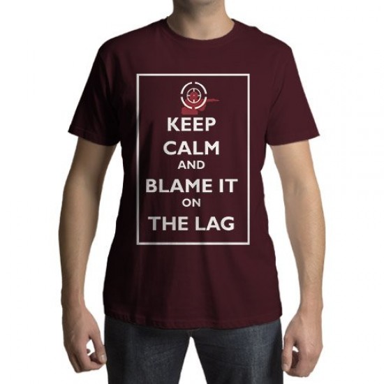 Camiseta - Keep Calm And Blame It On The Lag