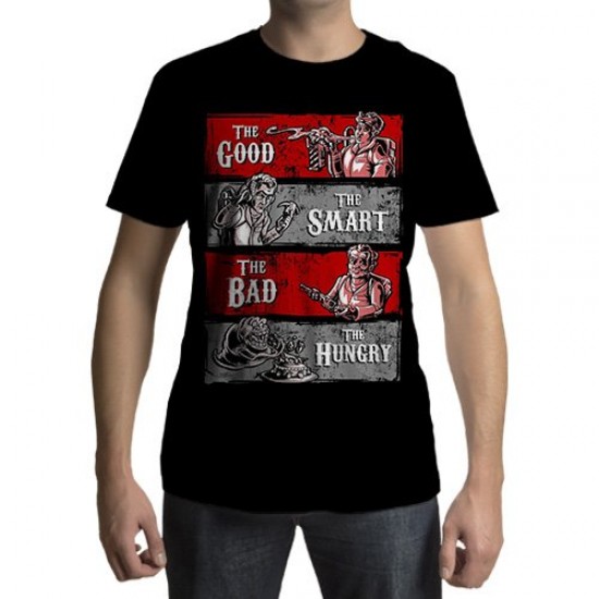 Camiseta - The Good, The Smart, The Bad and The Hungy