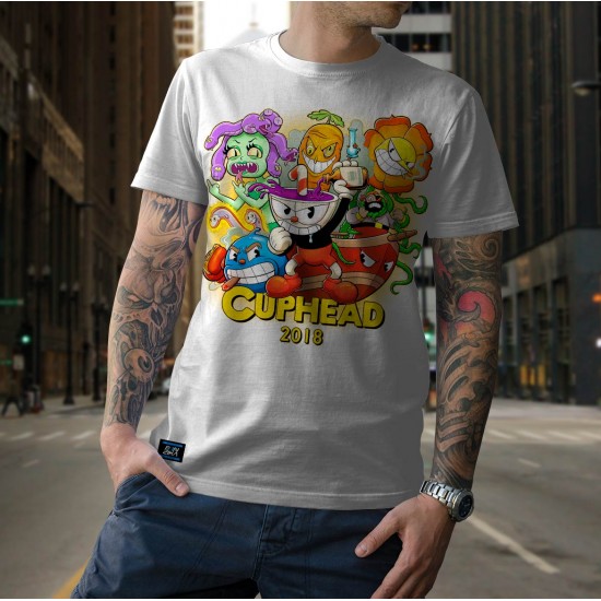 Camiseta - Cuphead 2k18