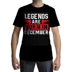 Camiseta - As Lendas nascem em Dezembro