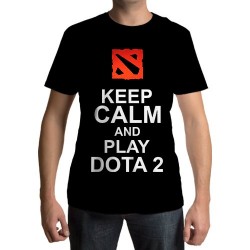Camiseta - Keep Calm and Play Dota 2