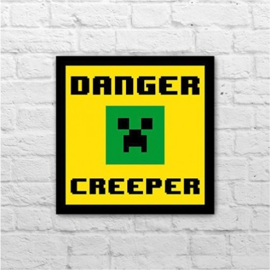 Placa - Danger Creeper
