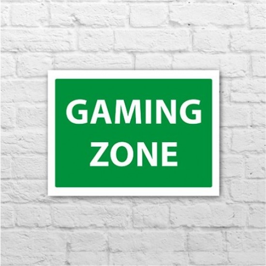 Placa - Gaming Zone