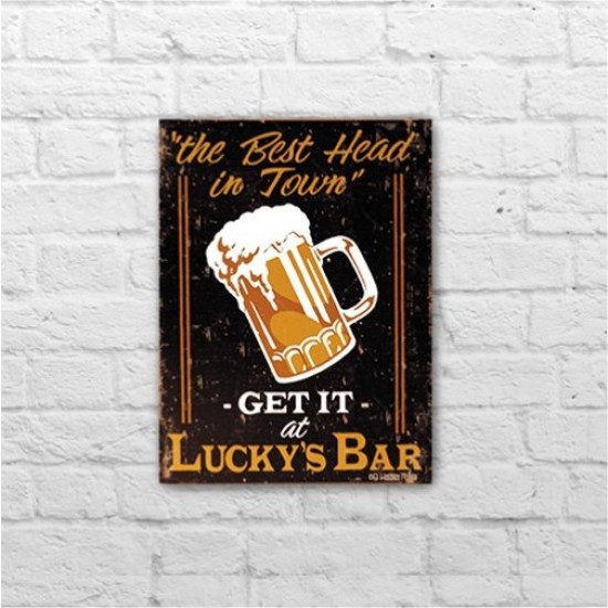 Placa - Luck's Bar