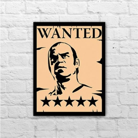Placa - Wanted