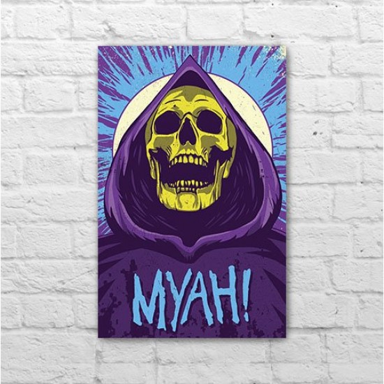 Placa - Mestre do Universo - Myah!