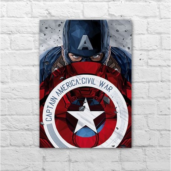 Placa - Capitão América - Guerra Civil