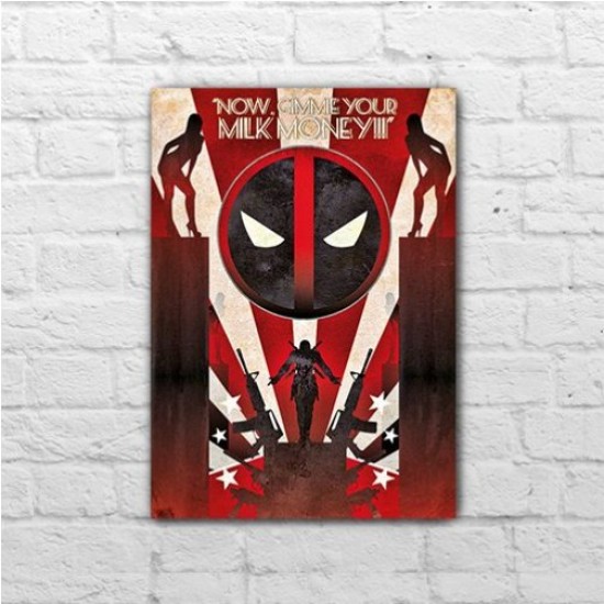 Placa - Deadpool - Style Art