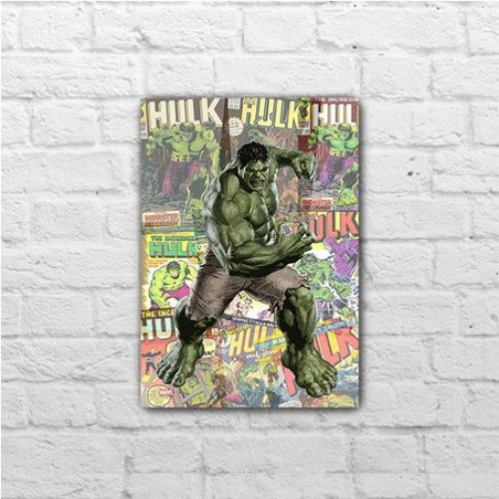 Placa - Hulk - Gibi