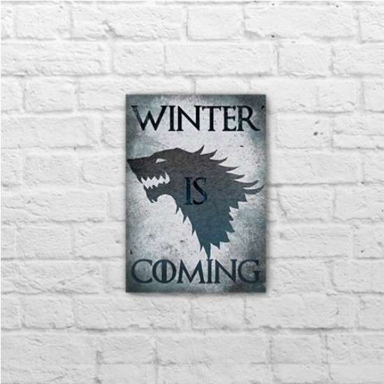 Placa - The Winter Is Coming - GOT