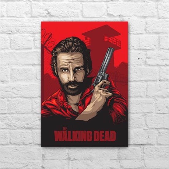 Placa - The Walking Dead - Rick Grimes
