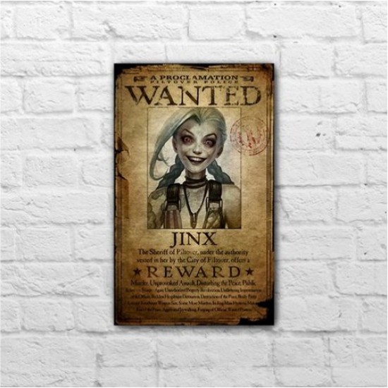 Placa - Jinx - Procurado