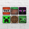 Placa - Minecraft Icons - Kit