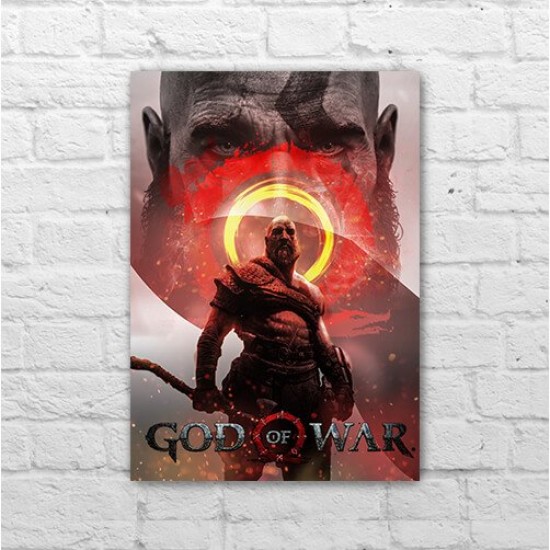 Placa - Kratos - Deus da Guerra