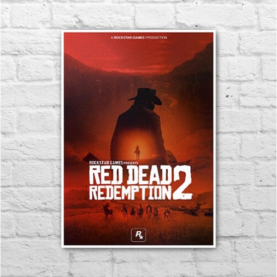 Placa - Red Dead Redemption 2 - Poster
