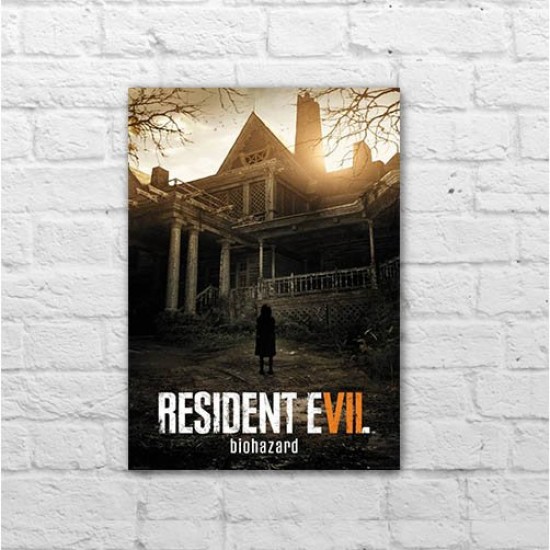 Placa - Resident Evil 7 - Poster