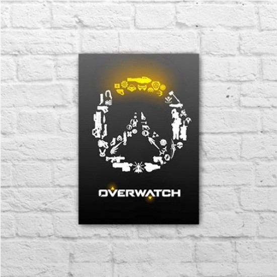 Placa - Overwatch - Black